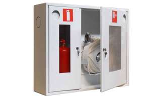 Шкаф пожарный под рукав и огнетушитель ШПК-315 НОБ (правый)
