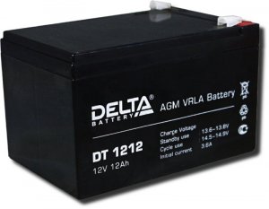 Аккумулятор DELTA АКБ-12 А/ч 12В